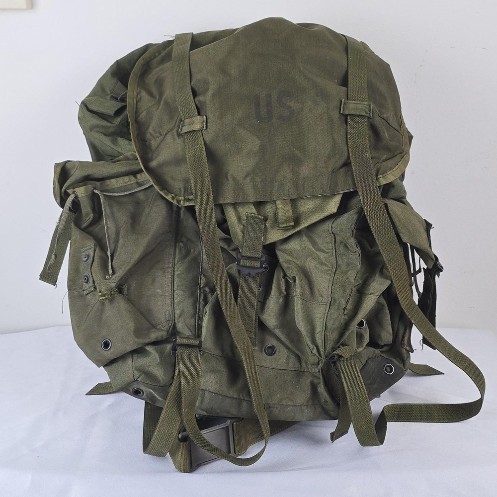 ALICE Pack LC-1 1982 Usgi Large LC-2 Frame Straps Military Rucksack OD Green